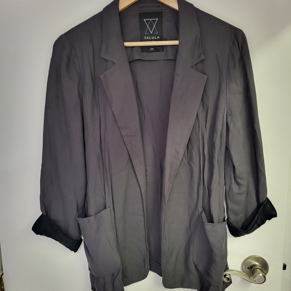Talula Charcoal Blazer Jacket